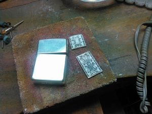 エス　Zippo　シルバー925